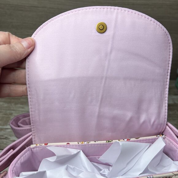 Loungefly Disney Chip 'N' Dale Strawberries Crossbody Bag Purse Chipmunks Pink - Picture 15 of 16